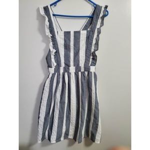 Listicle Sleeveless Ruffle Strap Mini Dress Size Medium